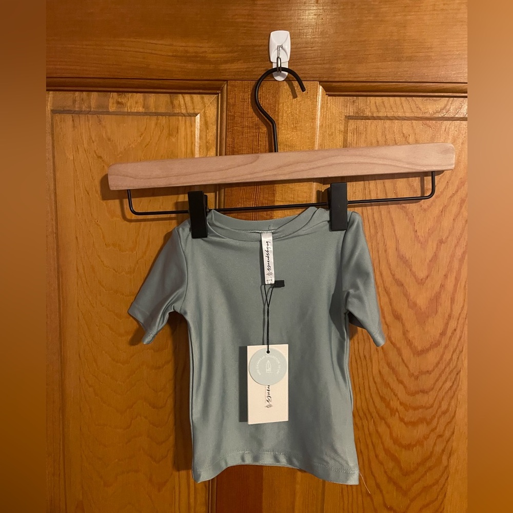 Baby sprouts swim shirt